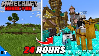 We Spent 24 Hours in 120 Minecraft Hardcore [upl. by Bracci]