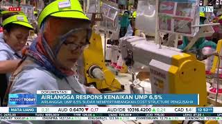 Airlangga Merespons Kecemasan Pengusaha Kenaikan UMP Picu PHK  Investor Daily TV [upl. by Yennor]