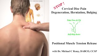 Cervical Neck Degenerative Disc Herniated Bulging Disc Exercises Position Muscle Tension Release [upl. by Liahus]