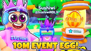 🥳 NEW 10M VISITS EVENT EGG UPDATE amp SUPER BUNDLE In Pet World Roblox [upl. by Aytac]