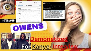 Candace Interview with Kanye Gets Owens Demonetized amp Suspended [upl. by Artim700]