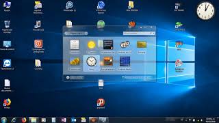 Como poner Reloj y Calendario Grandes en tu pantalla Windows 7 Pro [upl. by Adnilahs]