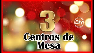 3 Centros de Mesa  DIY 🎄🎅navidad [upl. by Ilagam]