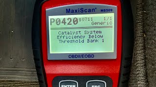 How to fix code p0420 catalyst system DIY [upl. by Meid]