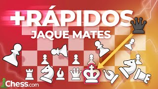 TOP 10 Jaque Mate Más Rápidos de Ajedrez [upl. by Ellekram811]