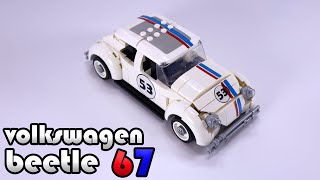 volkswagen beetle 67 building block car model MOC size s review assembly testing [upl. by Libyc106]