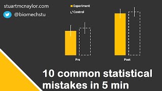 Ten Statistical Mistakes in 5 Min [upl. by Bowden]