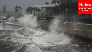 Officials In MiamiDade County Hold Emergency Update Briefing As Hurricane Miltons Landfall Nears [upl. by Beberg122]