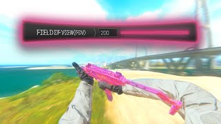 200 FOV In Warzone 30 👑 [upl. by Edris662]