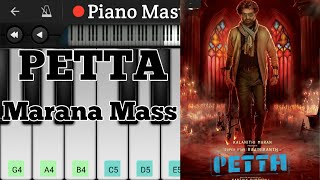 PETTA Marana Mass Song Piano Tutorial Perfect Piano [upl. by Borer]