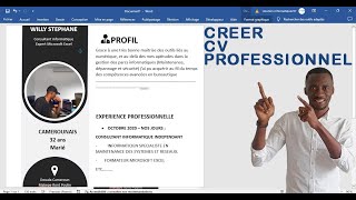 Créer un CV Professionnel en 5min [upl. by Yorle769]