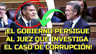 😱FEIJÓO SEÑALA a SÁNCHEZ😱 La PORTAVOZ y MINISTROS EN CONTRA del JUEZ QUE INVESTIGA la CORRUPCIÓN [upl. by Alios331]