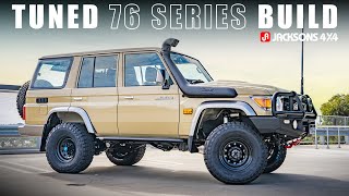 76 Series Landcruiser build walkaround [upl. by Fallon990]