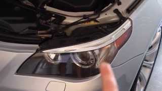 BMW E60 10W LED Halo Bulb Installation DIY [upl. by Ecirtnahc]