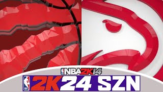 2K24 SZN  RAPTORS vs HAWKS [upl. by Tatia226]