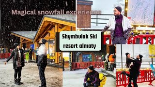 Shymbulak Ski Resort Best Place to Visit In almaty Kazakhstan In Winter  Cable Car shymbulak [upl. by Ronile]