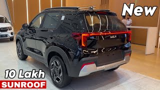 KIA SONET 2024  KIA SONET 2024 HTK PLUS Black Colour with Sunroof ₹10 Lakh  Sonet Htk  2024 [upl. by Ahsiuqet522]