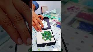 Emerald Stone Teaser emerald crystals astrology gemology youtubeshorts shorts namal najaf [upl. by Dwane]