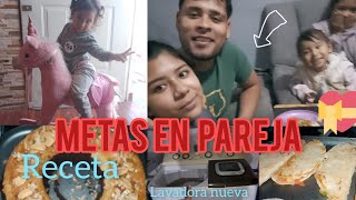 Metas En Pareja ❤️ Receta 🤤 Mallely Venegas [upl. by Llesirg]