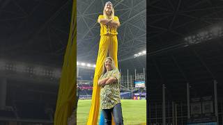 How Stilts Became a Banana savannahbananas stilts sports baseball mlb fun bananaball funny [upl. by Eicram272]