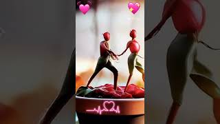 Raataan lambiyan lambiyan re।। beautiful animated love song video [upl. by Hgeilyak]