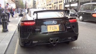 Lexus LFA Crazy V10 Exhaust Sound in The City [upl. by Ummersen]