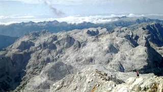 Dudiak Memorial II from Triglav 2683m on 2 Sept 2011 [upl. by Velma395]