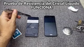 Prueba de Resistencia de Cristal Templado Líquido NANO SHIELD FUNCIONA [upl. by Noval377]