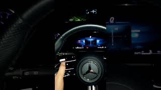 Mercedes Benz GLA EQA Head Up Display settings Einstellen Headup Display [upl. by Nidya]