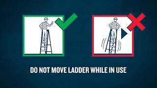 Werner Ladder  Safety Instructions  Do Not Move Ladder While in Use LEANSAFE ENGLISH [upl. by Ahseyn]