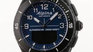 Montre ALPINA WATCHES ALPINERX HR Marron [upl. by Annawot]