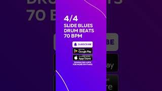 44 SLIDE BLUES DRUM BEATS 70 BPM1 [upl. by Edrock585]