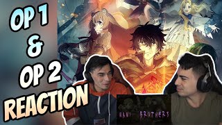 The Rising of the Shield Hero  Opening 1 amp 2 Reaction [upl. by Tillfourd]