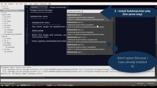 How to SetUp Sublimelinterphp in windows [upl. by Ahsenyt541]