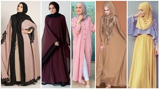 100 Abaya Dresses Abaya Dress Lookbook 2019Arabic Hijab Dubai Collection [upl. by Idner]