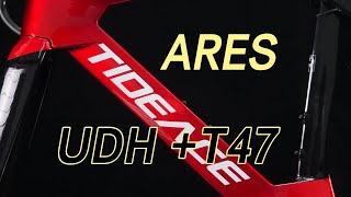 UCI Certified UDH Hanger T47 Bottom Bracket ARES Aerodynamic Road Bicycle Frameset [upl. by Annavoj]