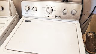 How to fix a Maytag Washing Machine that wont spin replace the spin actuator and check the clutch [upl. by Auhesoj]