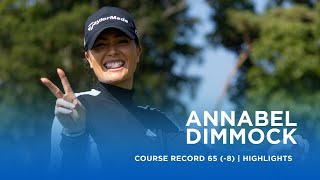 Annabel Dimmock  Third Round Highlights  Course record 65 8  KPMG Womens Irish Open [upl. by Aritak]