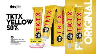 TKTX Numbing Cream  Yellow 50  Official Store  TKTX Company [upl. by Stovall229]