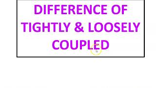 Tightly Coupled Vs Loosely Coupled Multiprocessor Computer Organization and Architecture [upl. by Hammond29]