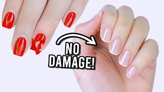 How To ACTUALLY Remove Gel Nail Without Completely Destroying Your Natural Nails [upl. by Nujra]