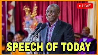 PRESIDENT RUTO SPEECH TODAY AT KAKAMEGA EKAMBULI CHURCH OF GODwachani porojo [upl. by Janine872]