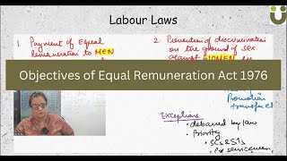 Objectives of Equal Remuneration Act 1976  Labour Laws  Human Peritus [upl. by Esemaj49]