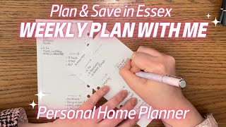 Another week another mum life PWM  Weekly Plan With Me Personal Home Planner Mum Life [upl. by Ecidnacal]