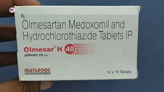 Olmesar H 40 Tablet  Olmesartan Medoxomil and Hydrochlorothiazide Tablet  Olmesar H 40mg Tablet [upl. by Yrelav]