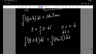 AMPERES LAW IN DIFFERENTIAL FORM [upl. by Lucila]