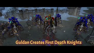 Guldan Creates First Death KnightsWarcraft Chronicles of the Second War Tides of Darkness [upl. by Aninnaig]