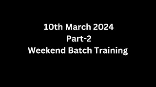 10th March 2024 Part2 Weekend Batch Training Mar24  DataStage amp GCP Big Query [upl. by Katrina]