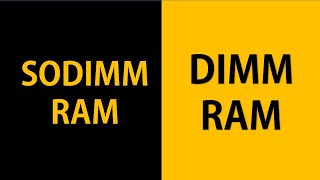 SODIMM RAM Vs DIMM RAM [upl. by Auhsoj]