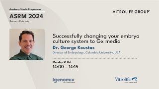 ASRM 2024Successfully changing your embryo culture system to Gx media [upl. by Mita]